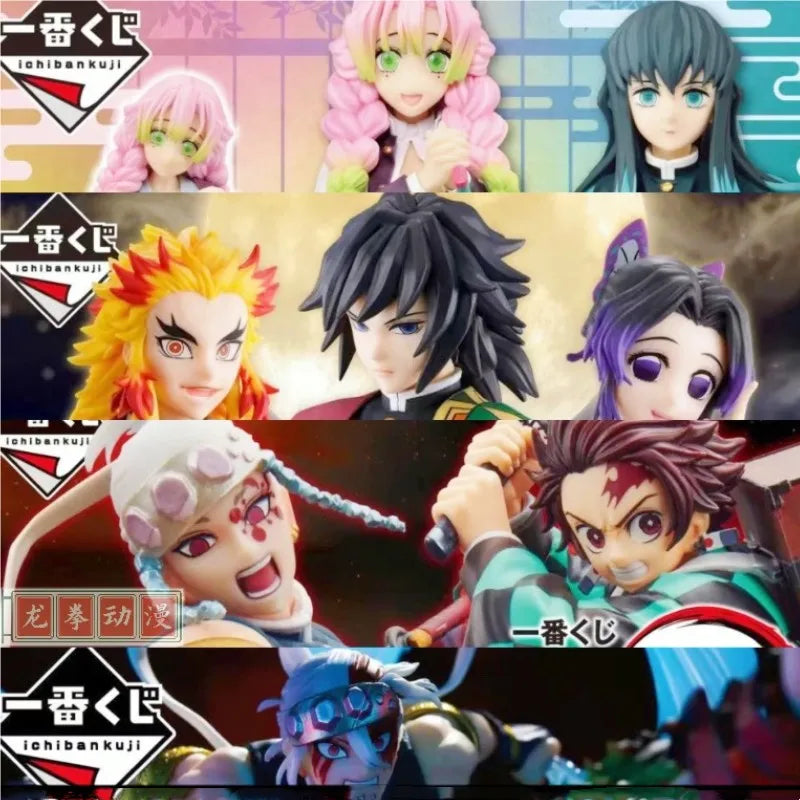 Bandai Demon Slayer Figur Eine höchst vollständige Sammlung Kyoujurou Rengoku Uzui Tengen Kanroji Mitsuri Tokitou Muichirou