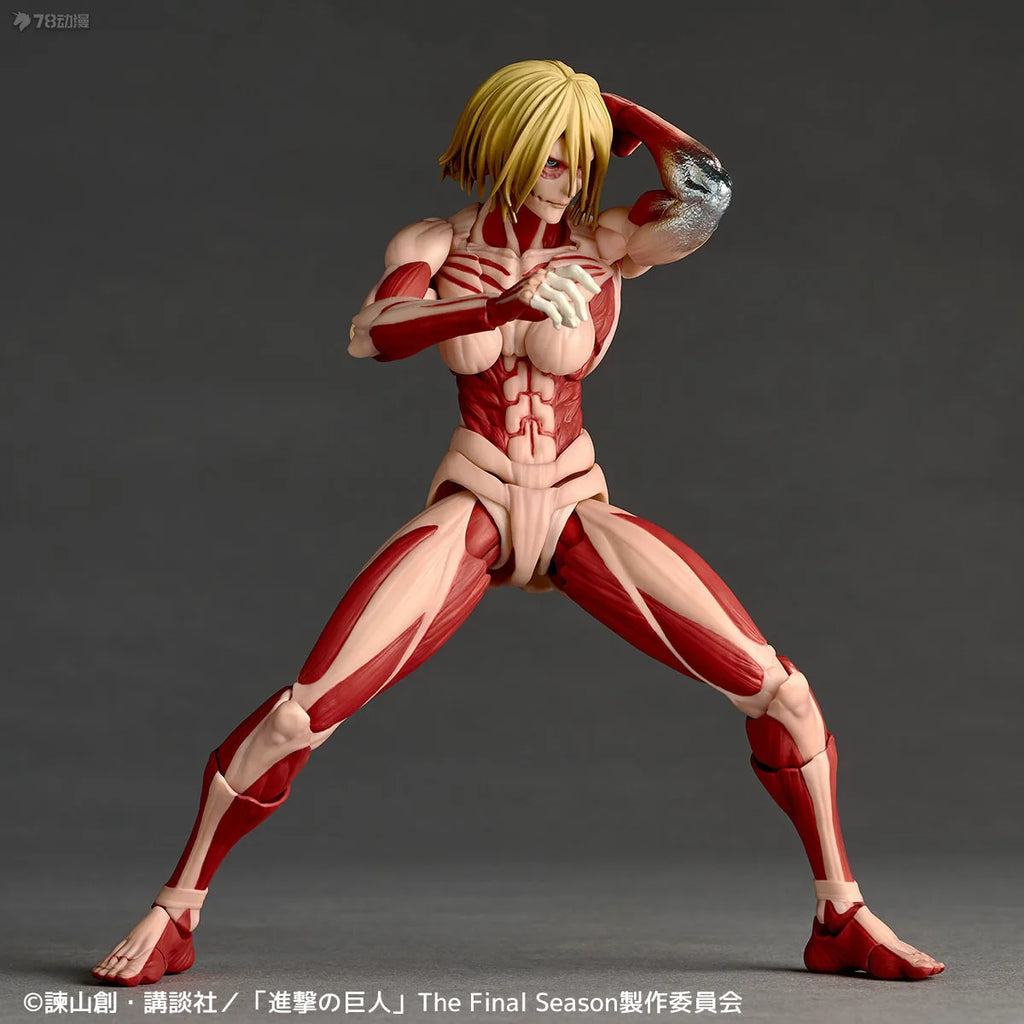 KAIYODO Original AMAZING YAMAGUCHI Attack on Titan The Female Titan Action Figure – Ideal for Boys, Girls, Kids & Christmas