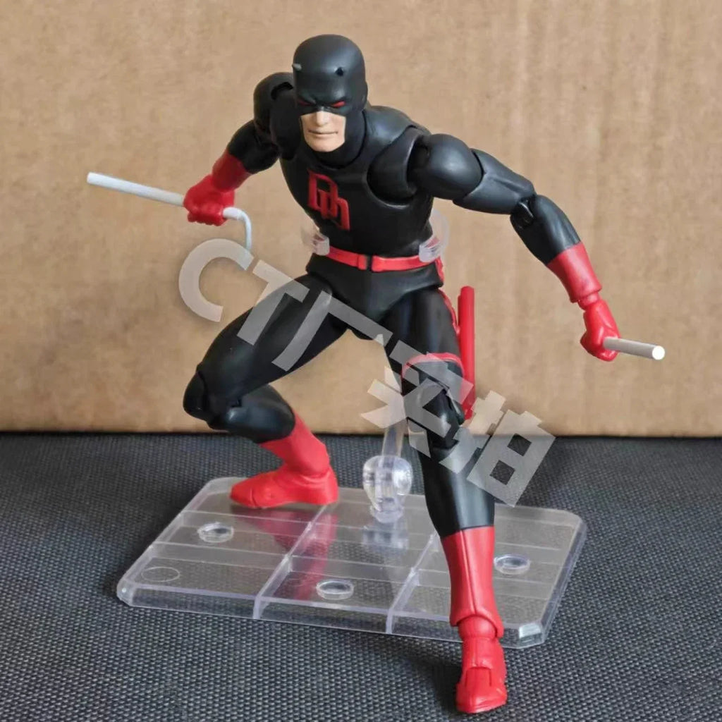 HOT 2025 Ct Toys Daredevil Black Red Mafex 223 Figure Comic Version SHF Anime Action Figure Figurine Statue Model Gifts Kids Toy