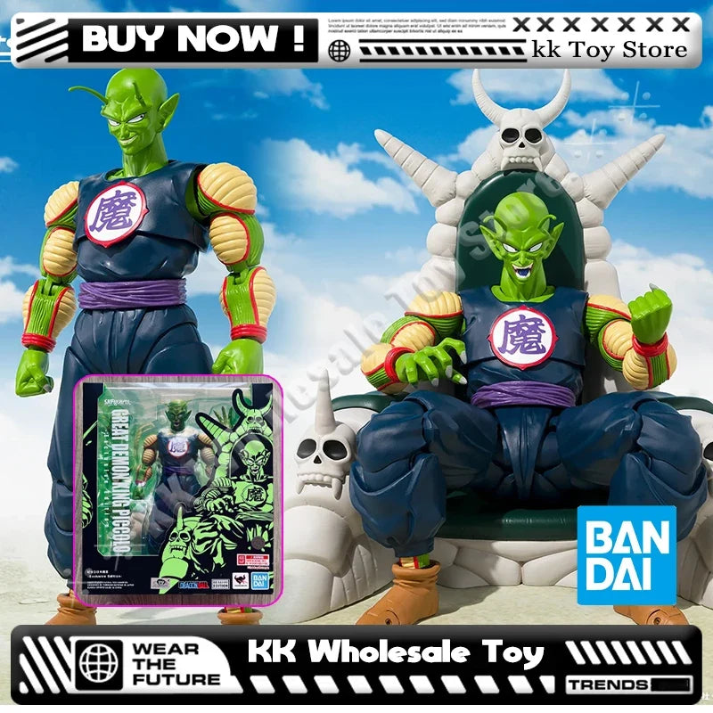 Original Bandai Daimao Figure Dragon Ball S.H.Figuarts 2025 SDCC Great Demon King Piccolo Exclusive Edition Anime Action Figure