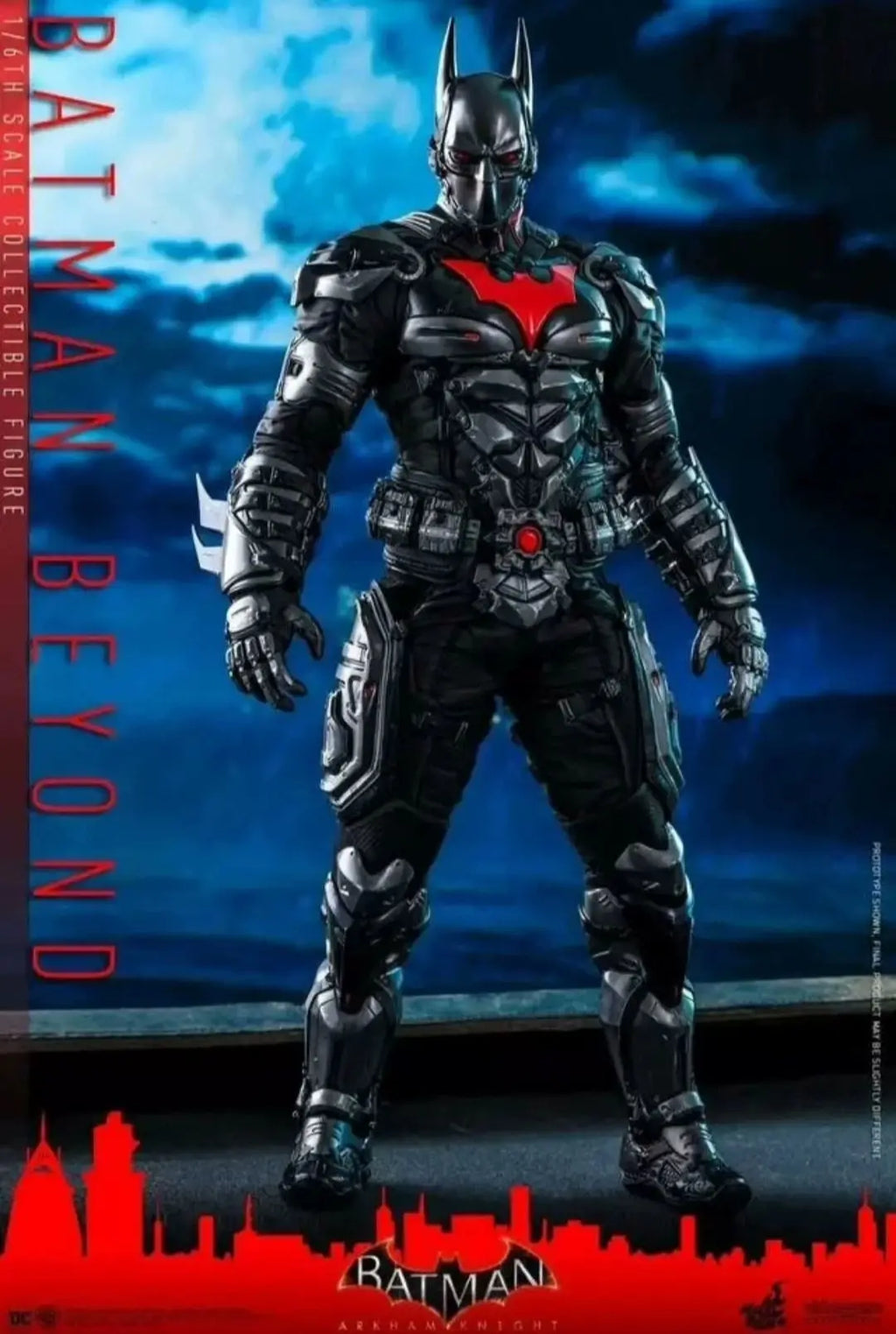 In Stock HT HotToys Arkham 1:6 Doll Model Future Batman VGM39 Black Gold Batman VGM64 Movable Figure Collectible Gift