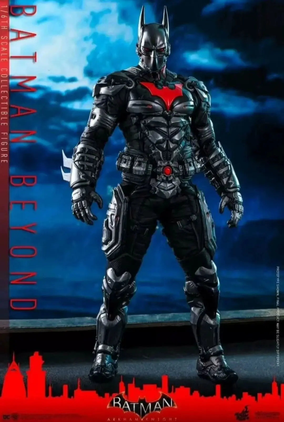 In Stock HT HotToys Arkham 1:6 Doll Model Future Batman VGM39 Black Gold Batman VGM64 Movable Figure Collectible Gift