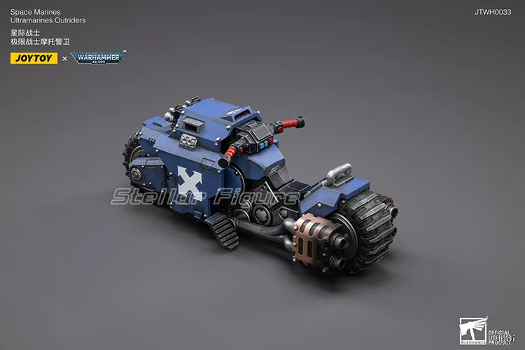 【SF】JOYTOYS 1/18 Action Figure Warhammer 40K  Ultramarines Outriders  Prime Model Gift