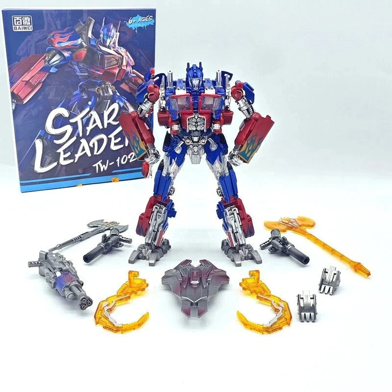 BAIWEI TW1022 Optimus Commander Transformation Toy TW1022EX SS44 Trailer Car Autobot Action Figure Deformation Robot Anime Model