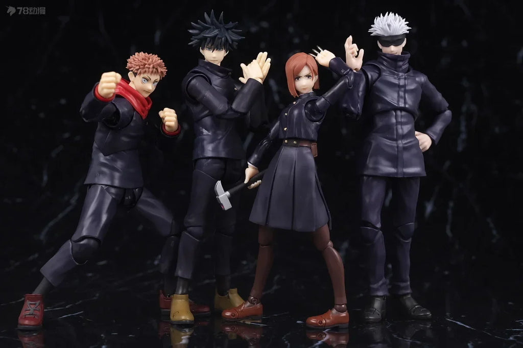 In Stock BANDAI Original S.H.Figuarts SHF Jujutsu Kaisen 0 Theater Edition Gojo Fushiguro Megumi Itadori Yuji Nobara Geto Suguru