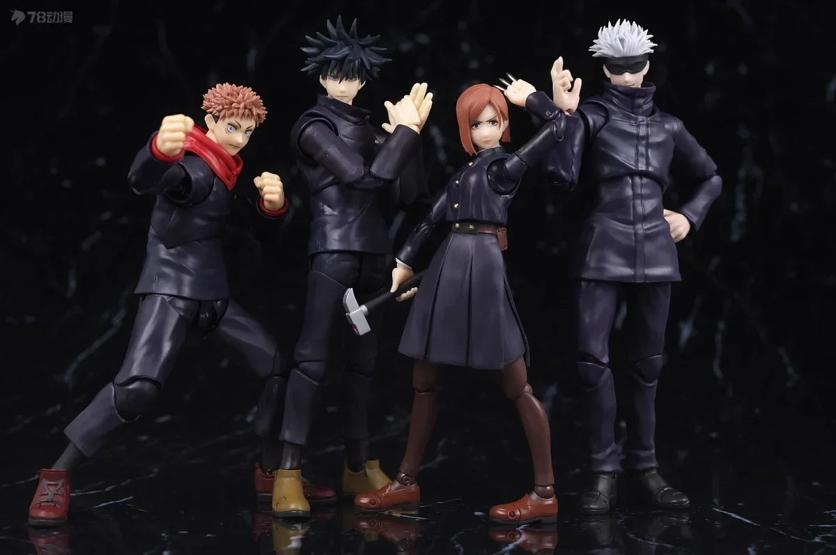 In Stock BANDAI Original S.H.Figuarts SHF Jujutsu Kaisen 0 Theater Edition Gojo Fushiguro Megumi Itadori Yuji Nobara Geto Suguru