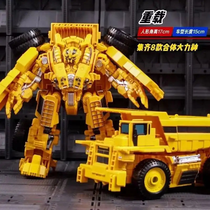 AOYI Devastator Transformation Action Figure Toy Devastator Overload Rampage Hightower Skipjump Movie Model Car Robot DD01 DD02
