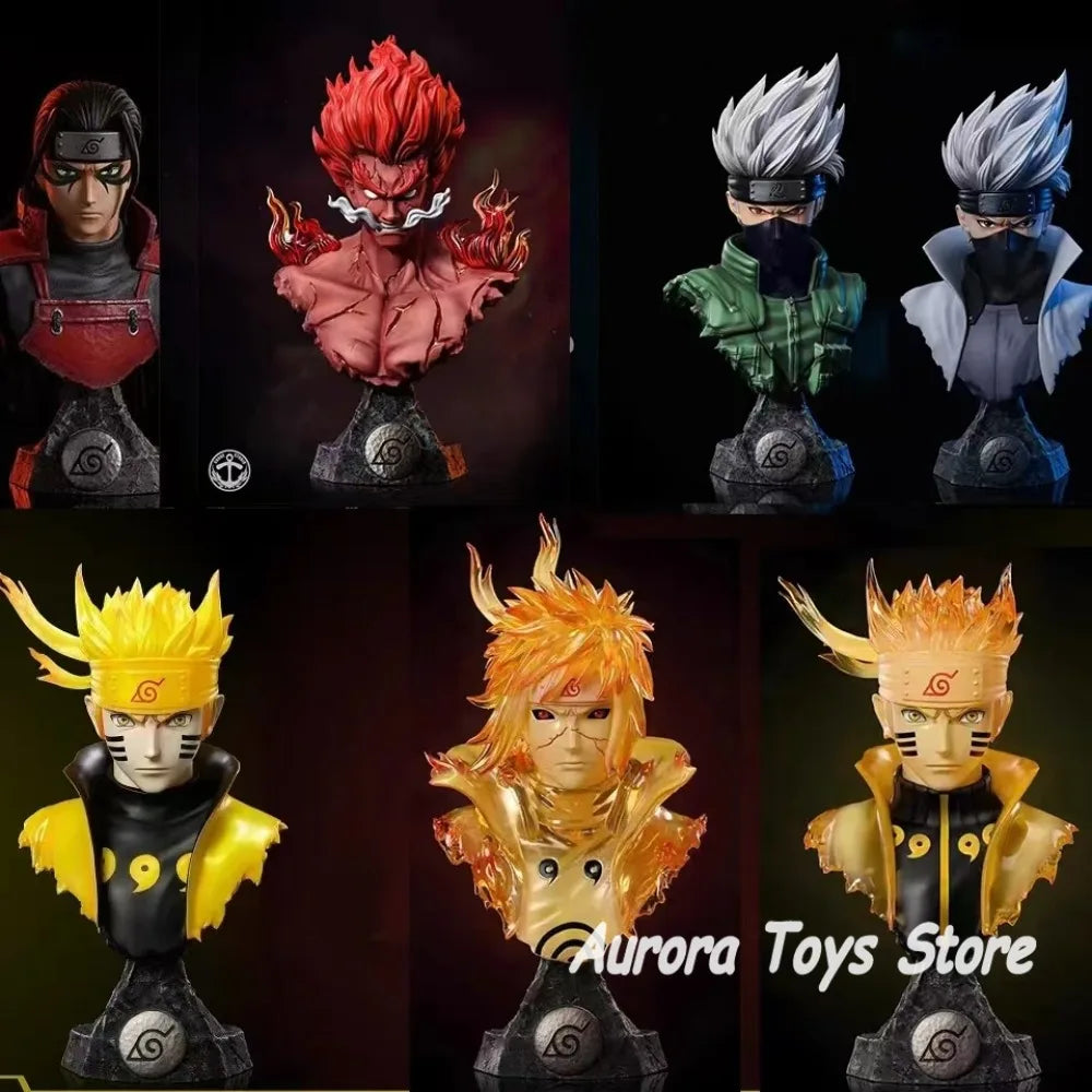 10-14cm Anime Naruto Figure Sasuke/Kakashi/Tsunade/Namikaze Minato Figure PVC Statue Model Collectible Decoration Toys Gifts