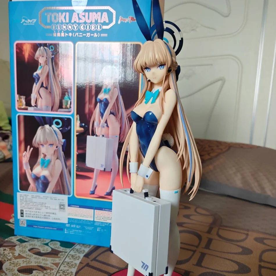 Blue Archive Asuma Toki Standing Position Game Girl Figure Model Statue Boys Collection Desktop Decoration Ornament Toys Gifts