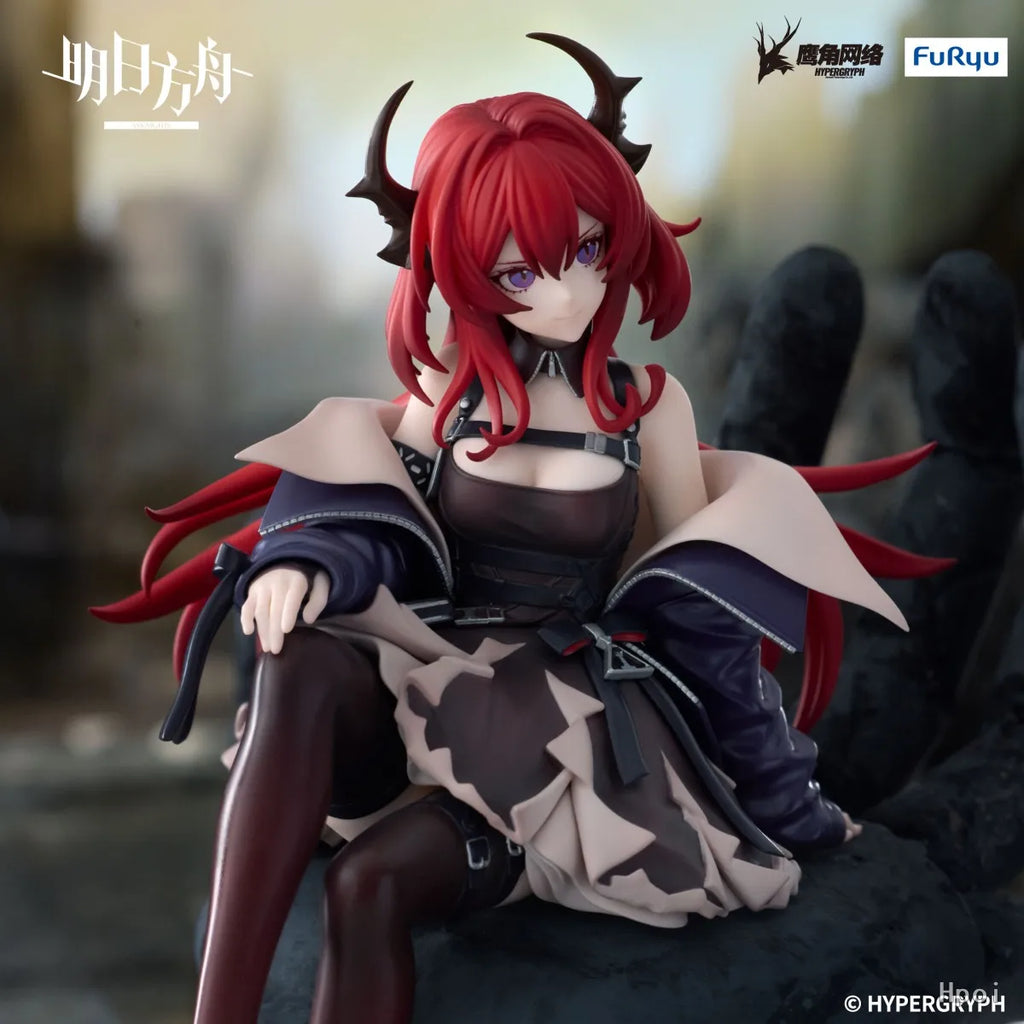 Original Genuine FuRyu Prepainted Noodle Stopper Figure Arknights Surtr Game Character Figure Decoration Collection Gift Toy