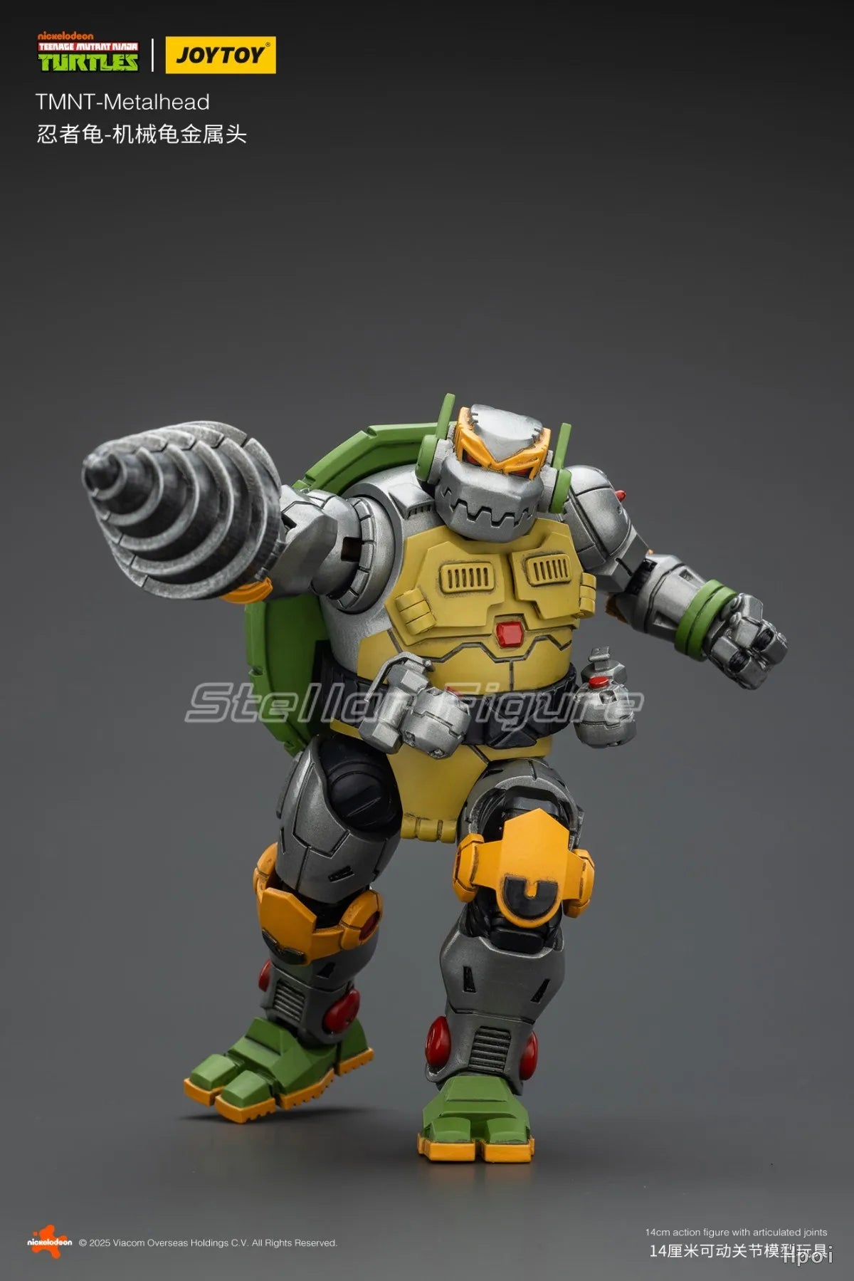 【SF】JOYTOY TMNT 1/18 Action Figure TMNT-Metalhead Model Toys Gifts Collection Ornaments