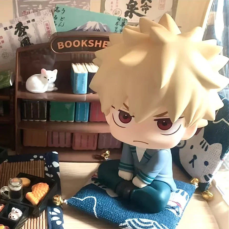 10cm boku no hero academy anime figure midoriya izuku action figure bakugo katsuki/todoroki shoto statuette pvc collection toys