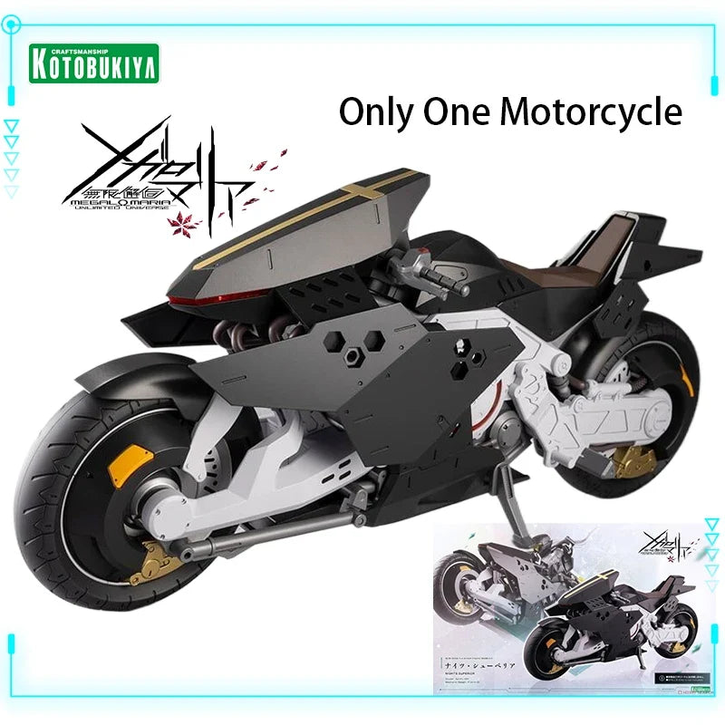 Kotobukiya Original Genuine Megalomaria Unlimited Universe Nights Superior 24.8cm Motorcycle Action Figure Toys Assembly Model