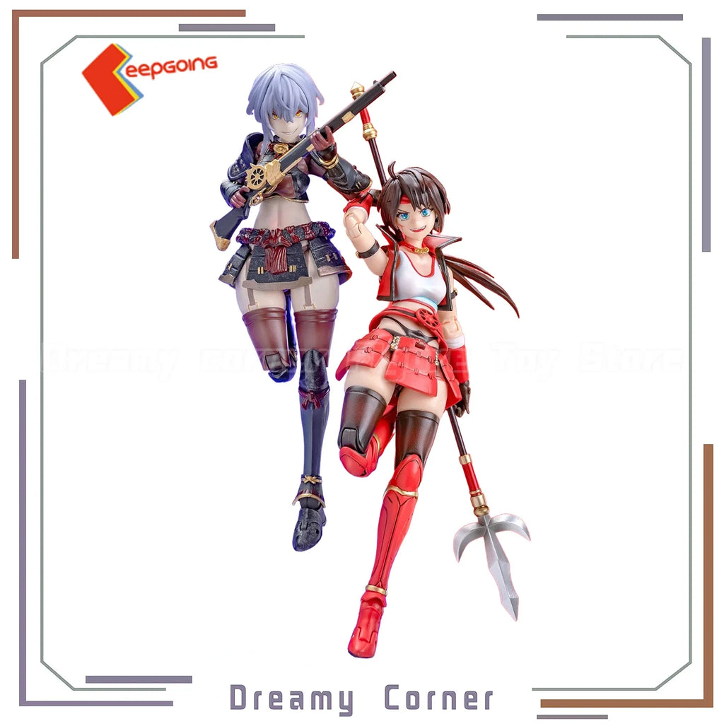 【In Stock】Original KEEPGOING Warring States G Series Oda Nobunaga Sanada Yukimura 2PCS 1/12 Action Figure Toy Model Gift