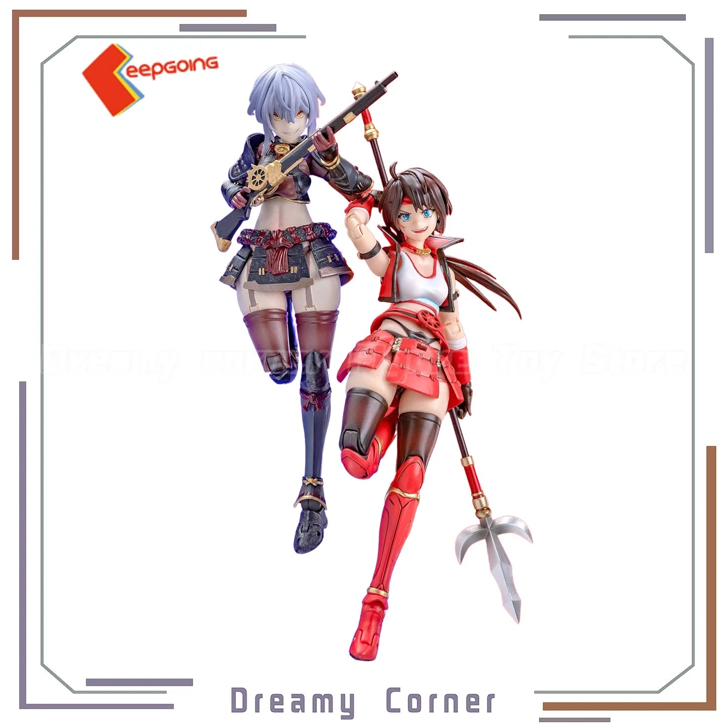 【In Stock】Original KEEPGOING Warring States G Series Oda Nobunaga Sanada Yukimura 2PCS 1/12 Action Figure Toy Model Gift