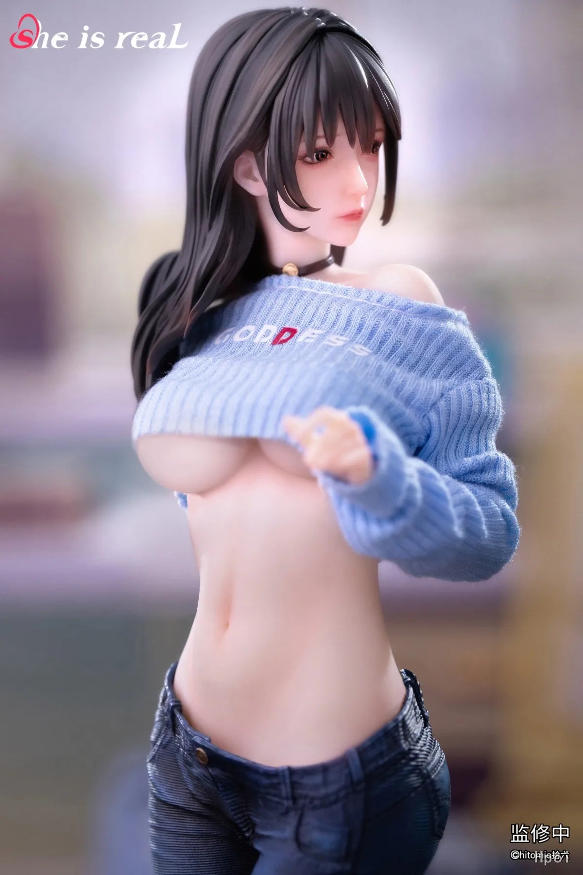 In Stock She Is Real Guitar Sister 1/6 Sexy Beautiful Girl Anime Action Figure Toy Gift Model Collection