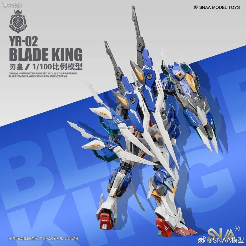 SNAA Original Emperor Series Blade Sovereign Anime Action Figure Assembly Desktop Ornament Model Toys Collectible Model