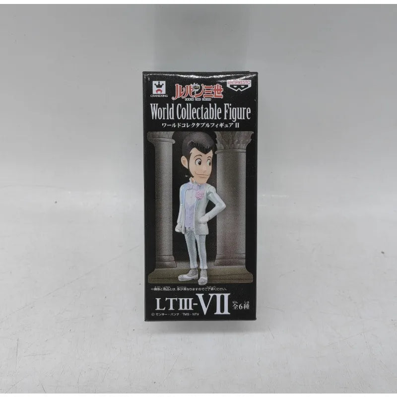 BANDAI Original WCF Series Lupin III Mine Fujiko Ishikawa Goemon Q Version Anime Model Desktop Decoration Boys Gift
