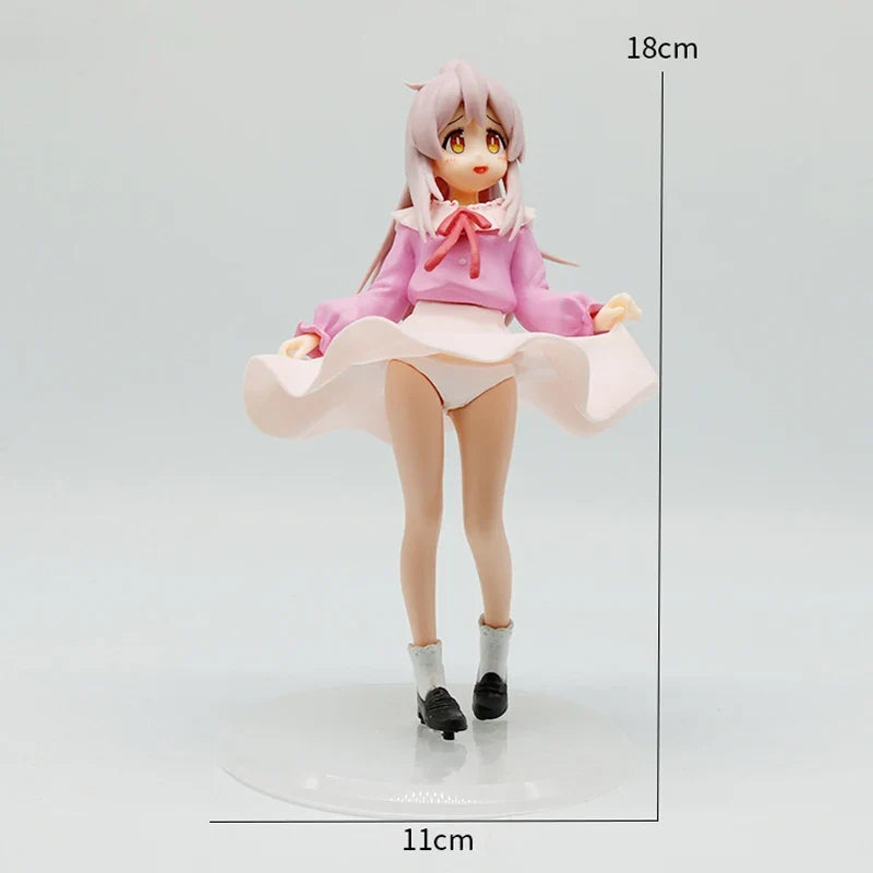 Mahiro-chan 18cm Hot Adorable Anime Girl Figurine – Perfect for Desktop Decoration, Collection & Birthday Gifting