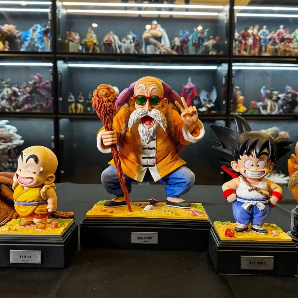 Jt Dragon Ball Z Kame Sennin Figure Master Roshi Umigam Krillin Goku Turtle Anime Figurine Pvc Statue Collection Model Toy Gifts