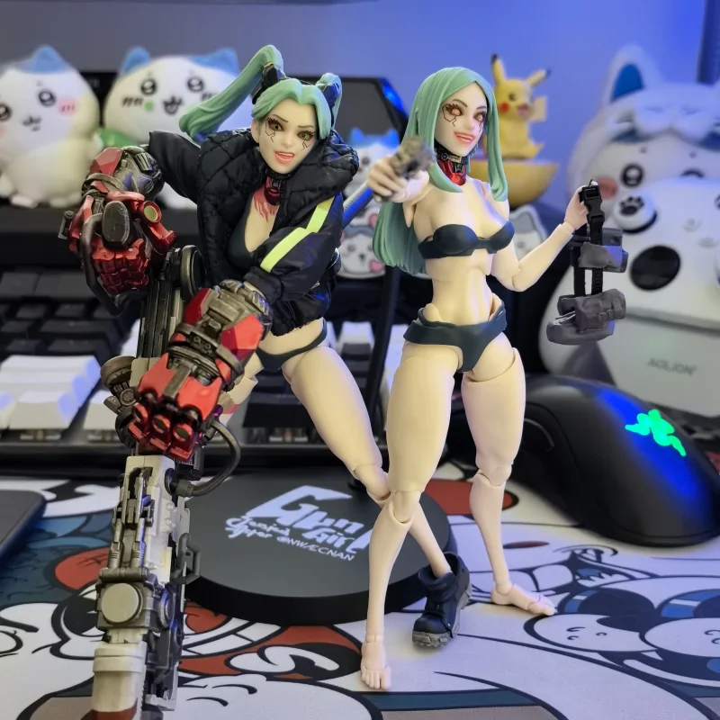 In Stock Romankey Cowl Rebeca 1/12 Scale Battle Female Soldier Gun Girl Jessica 6" Full Set Collectible Action Figure Model Toy