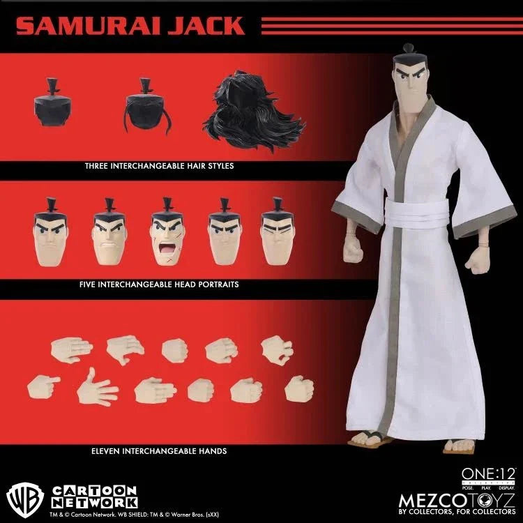 Auf Lager Actionfigur Mezco Ant One:12 Samurai Jack Actionfigur Spielzeugsammlung Geschenk