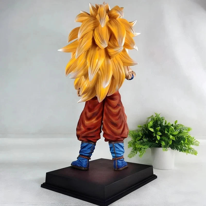 Dragon Ball JT2% 54cm SSJ3 Goku Large Size Action Figures PVC Exquisite Statue Model Anime Peripheral Toy Desktop Decor Boy Gift