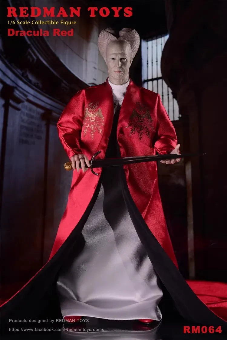 REDMAN TOYS 1/6 Soldier Dracula RM063 Dress Robe Version RM064 Red Robe Version 12'' Action Figure Model Toy In Stock