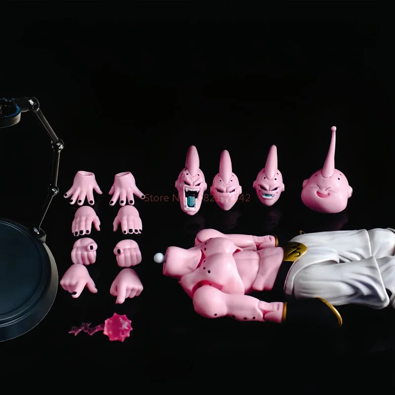 New Hot 24cm Anime Dragon Ball Sh Figuarts Majin Buu Pvc Movable Super Buu Action Figure Collection Model Toys For Birthday Gift