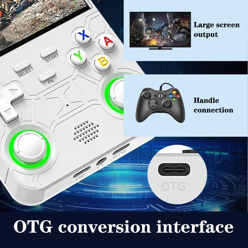 2026Linux System New R36 ULTRA Open Source Video Game Console 4 0inch IPS Handheld Game 64G 20000 Plus Games Retro Pocket Player