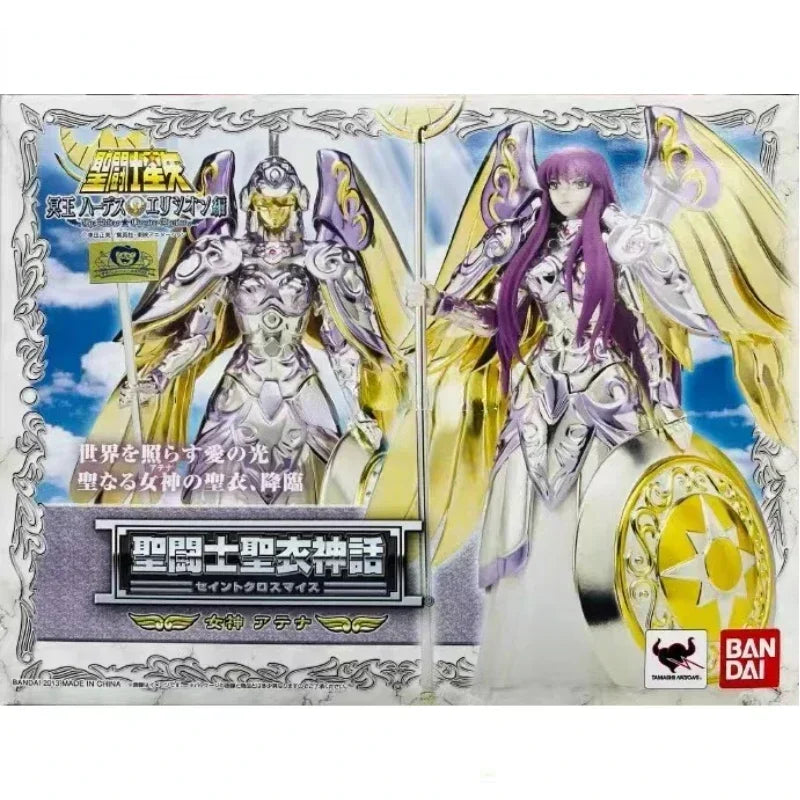 In Stock Original Bandai Edition Saint Cloth Goddess Athena Form Saint Seiya Metal Armor Action Figure High Quality