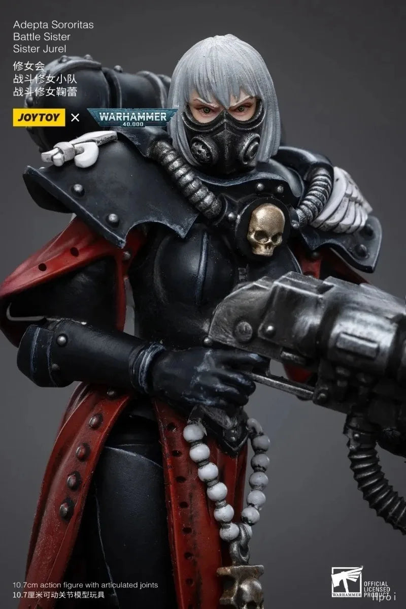 【Auf Lager】 JOYTOY 40K Adepta SororitasBattle SisterSchwester Jurel 1/18 Actionfigur Modell Geschenkspielzeug Anime Figur Modellspielzeug