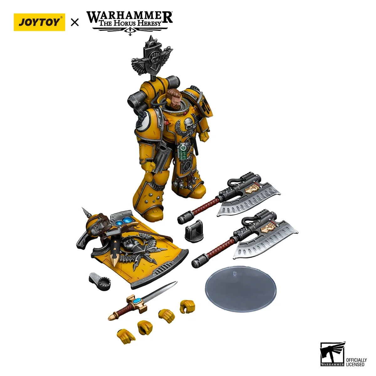 JOYTOY Warhammer 40k 1/18 Action Figures Anime 12.4cm Imperial Fists Fafnir Rann