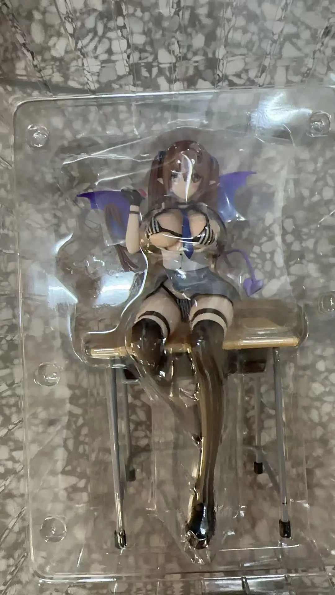 23cm Devil Girl Lumi è Re Pretty Girl Gk Model Handmade Trendy Play Statue Surrounding Desktop Decoration Gift