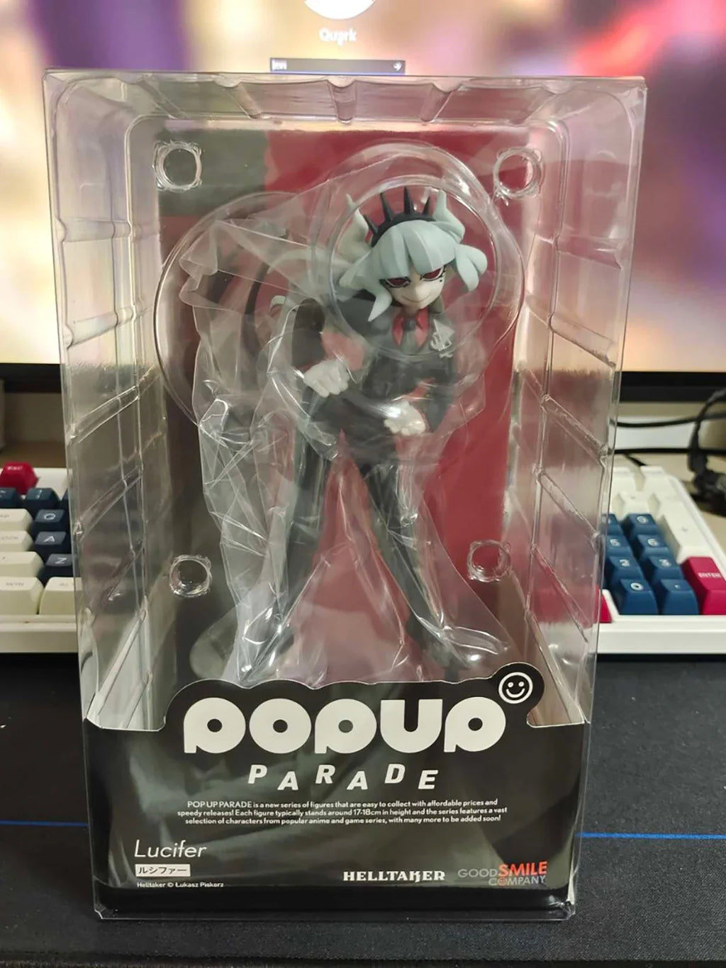 Original Genuine Good Smile Company Prepainted Pop Up Parade Helltaker Lucifer H=170mm Game Character Figure Decoration Gift