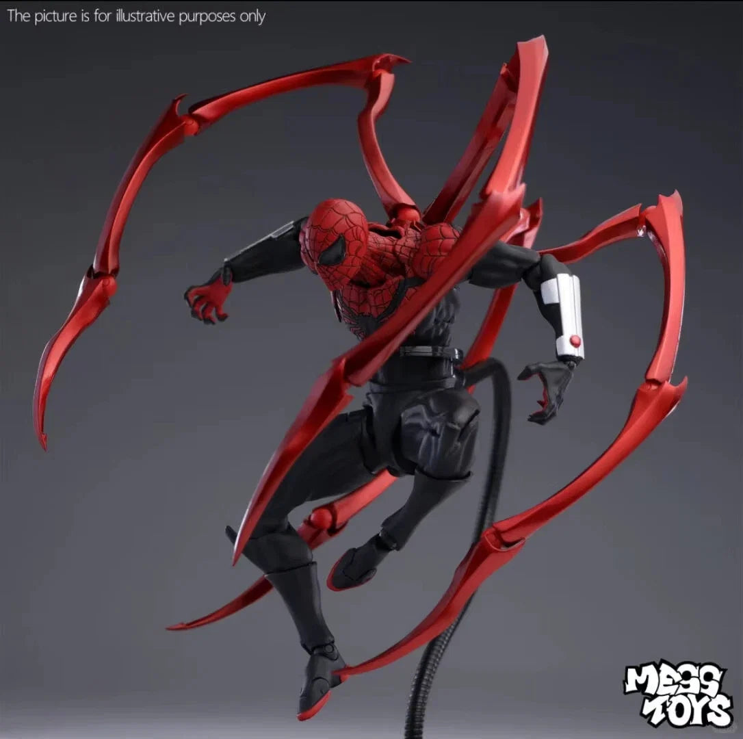 Mess Toys Superior Spiderman Action Figure Peter Parker Messtoys Spider Man Figurine Dr Octopus Neighbor Spider-man Model Toys