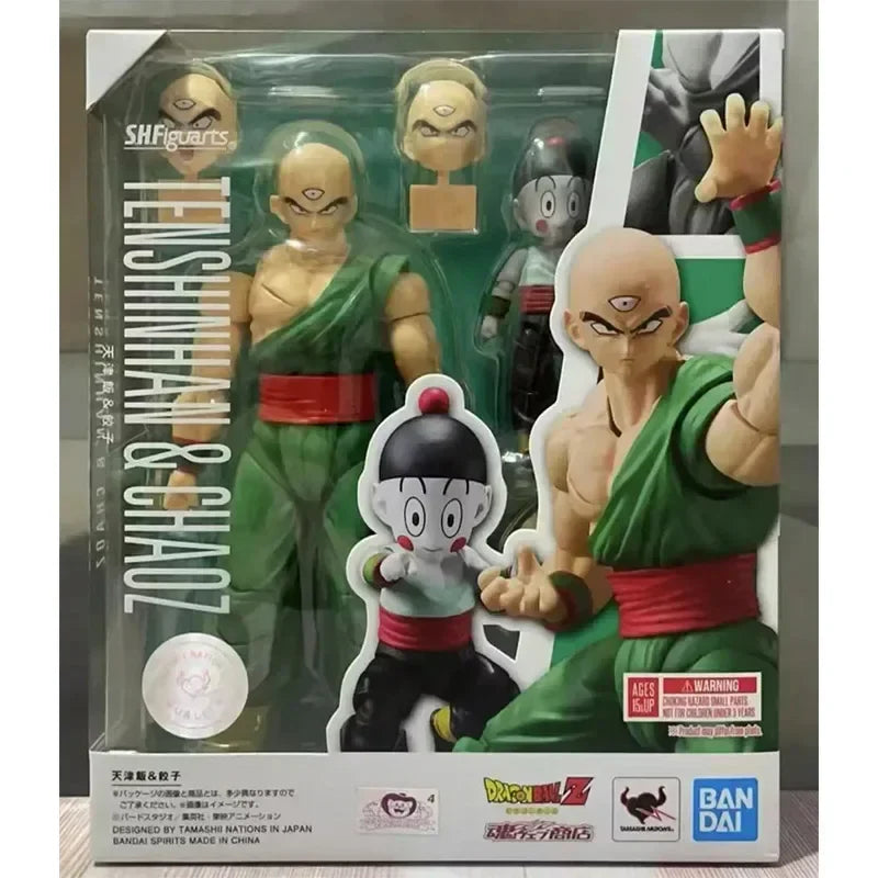 100 % Original Bandai Shf Sh Figuarts Dragon Ball Tenshinhan Chaoz Actionfiguren Pvc Geschenk Auf Lager Klassische Hobby Sammlerstücke