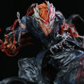 22cm Bleach Ichigo Kurosaki Hollow Mask Attacking Pose Anime Figure Model Statue Desktop Decoration