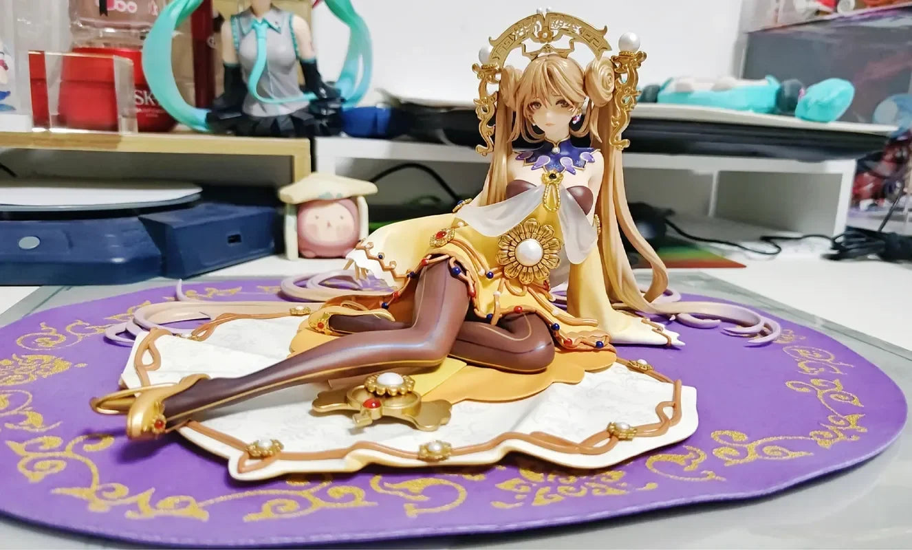 Judai Original Myethos National Treasure Cup Of Eternal Solid Gold Pvc Action Figure Model Doll Toys For Ornaments Collectible