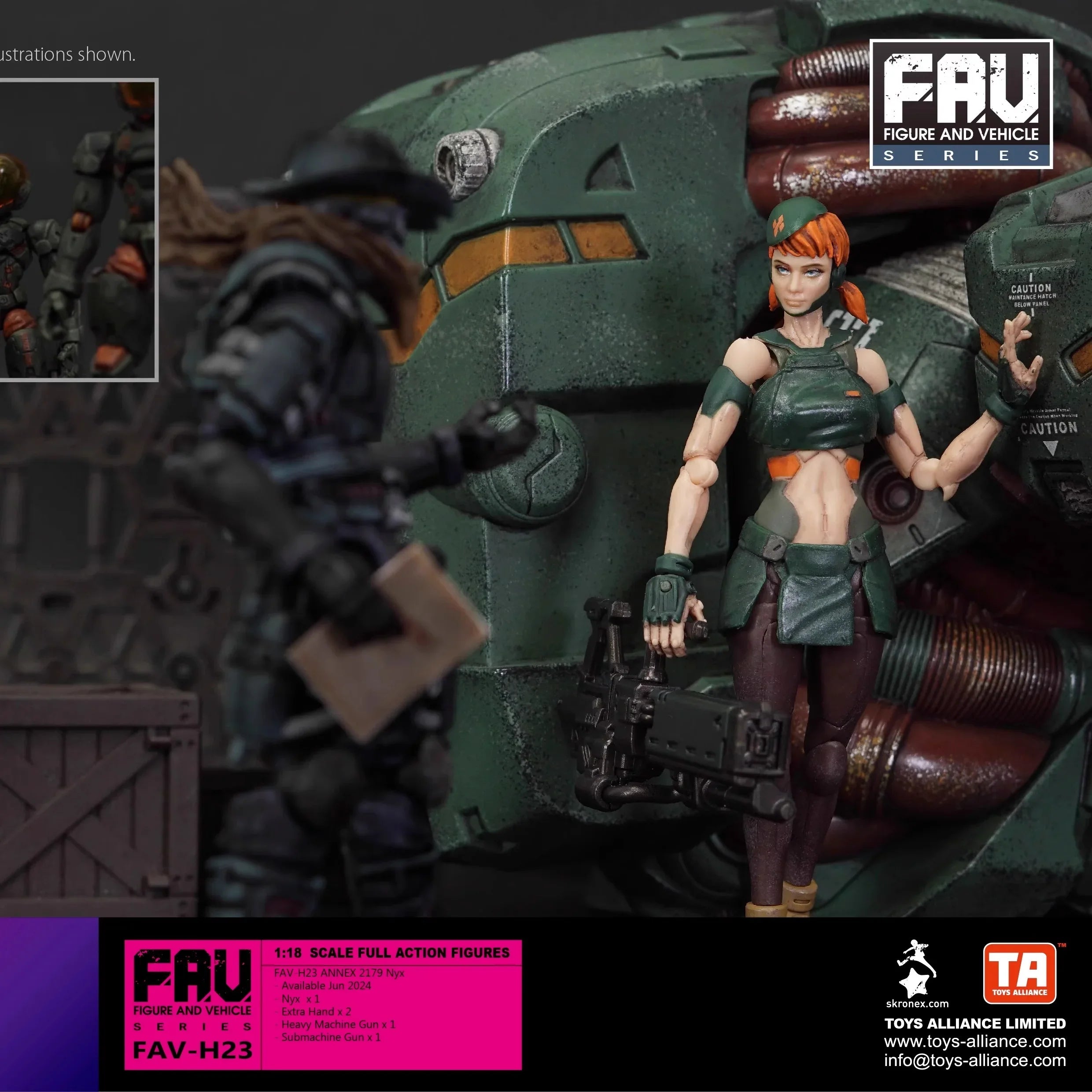 In Stock Acid Rain War ANNEX 2179 FAV-SP27 Aid Angel H34L Animation Model Action Figure Toy Collections Gifts