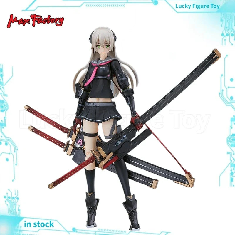 【Original】Max Factory PLAMAX HH-01 Heavily Armed High School Girls Early 17cm Action Figures Ornament Collection Model