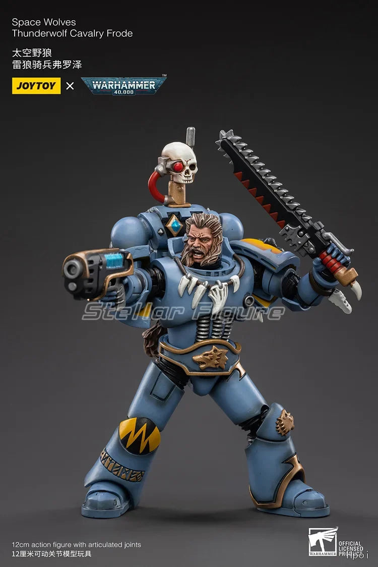 【SF】JOYTOY 1/18 Action Figure Space Wolves Thunderwolf Cavalry Frode Bjane Model Toys Gifts Collection Ornaments