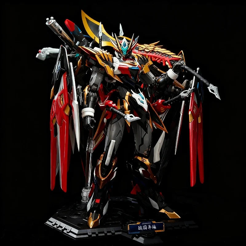 Motor Nuclear 1/100 MNP-XH12 Gan Jiang Mecha Model Kit Action Figures Alloy Frame Assembly Toy With Platform Desk Decor Boy Gift