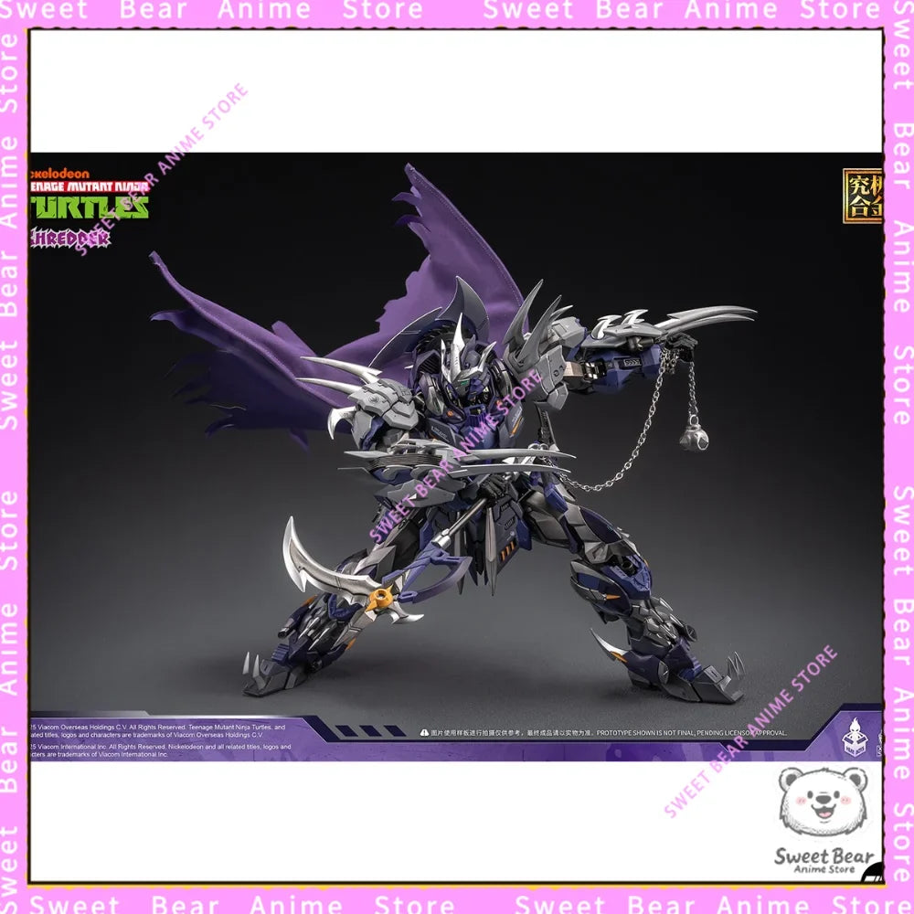 HEATBOYS Teenage Mutant Ninja Turtles Shredder Chinese Mecha Model Kit Action Figure Model Trendy Toys Desktop Doll
