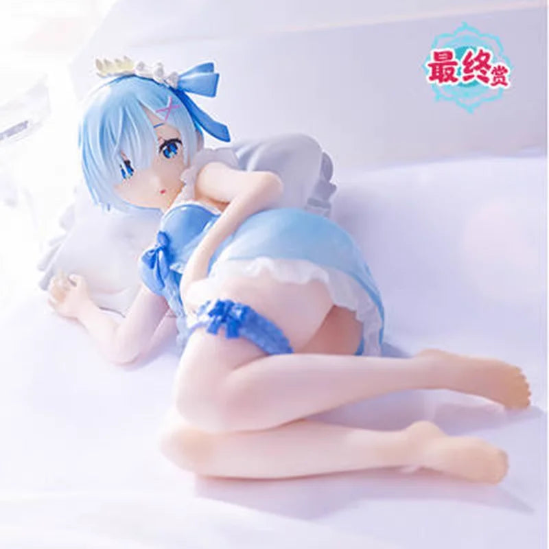BANDAI Original Ichiban Kuji Re:Life in A Different World From Zero Emilia Rem Echidna  Action Figures Model Desktop Decoration