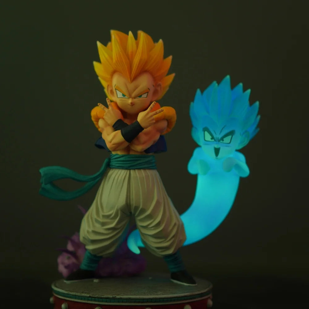 24cm/9.45in Anime Dragon Ball Figure Gotenks Action Figures Pvc Statue Desktop Ornamen Collection Model Toys Gifts