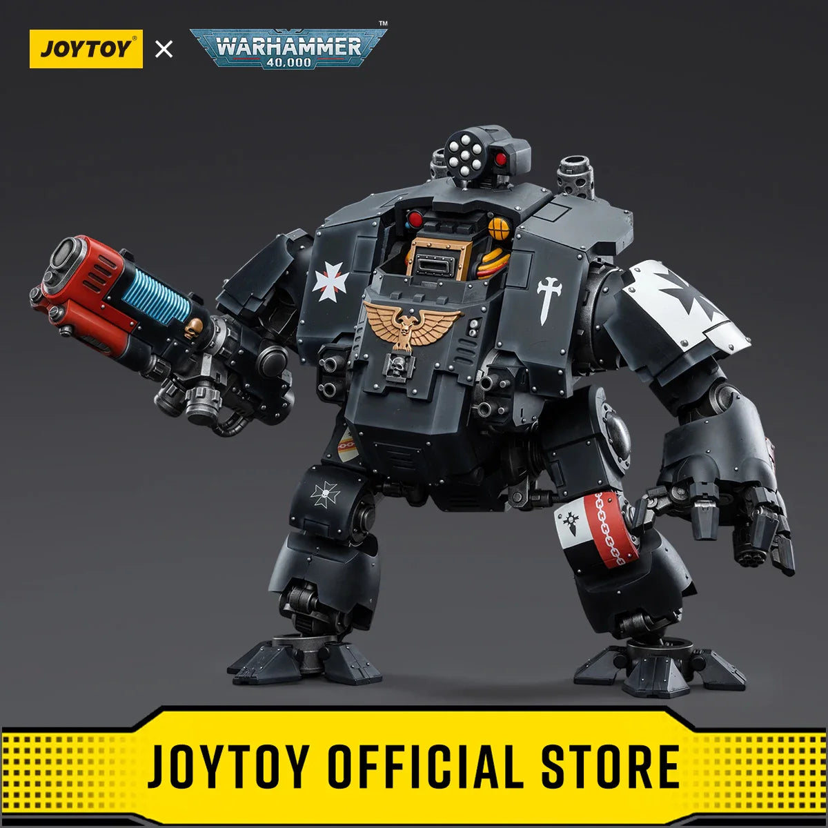 JOYTOY Warhammer 1/18 Actionfiguren Mecha Black Templars Redemptor Dreadnought
