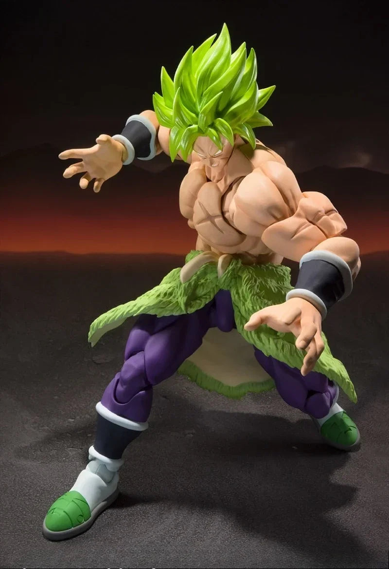 Bandai SHF Dragon Ball Theater Super Saiyan Broly Full-Strength Form Spot Moving Doll Model Gift Collection