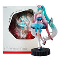 BANDAI 23CM Anime Vocaloid Hatsune Miku Figure Tenitol Neo Tokyo Series Kimono Dress up Model Toy Doll Collection Aciton Figure