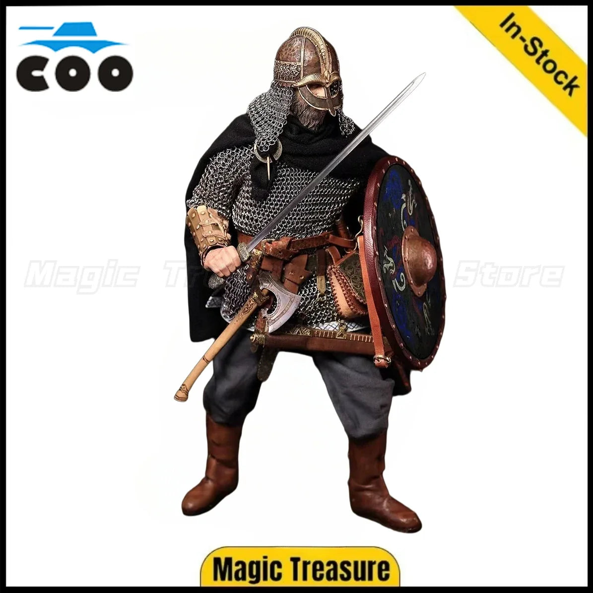 【In Stock】Original COOMODEL SERIES OF EMPIRES NO EL002 VIKING CONQUERORS BERSERKER 1/6 Action Figure Ornament Gift